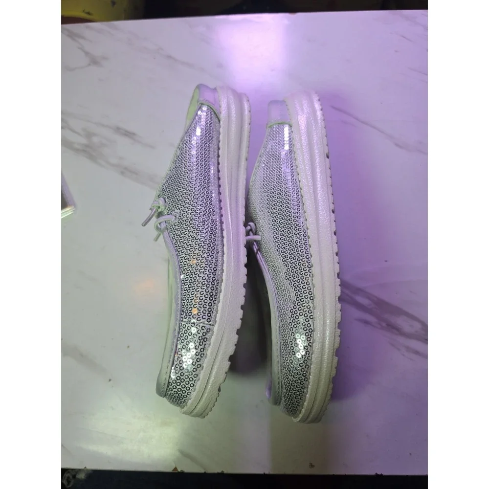 Hey Dude Wendy slip , Size 11 Super Sparkly !